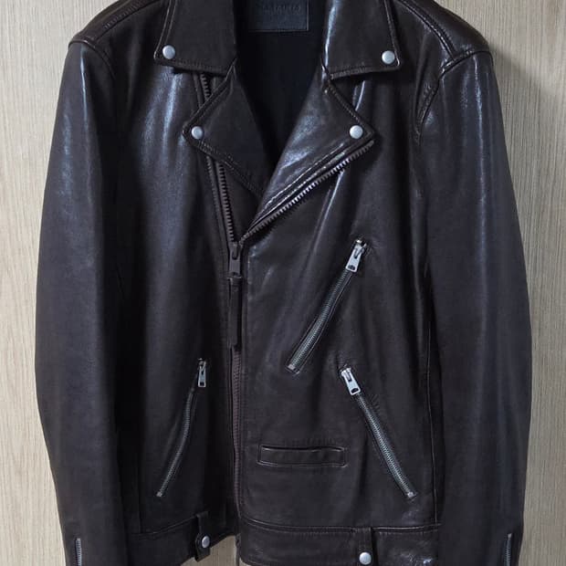 (착샷) 올세인츠 가죽자켓 무이어 바이커 muir