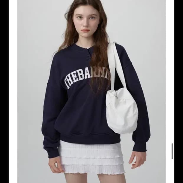 더바넷 thebarnnet henryneck sweat  shirt 