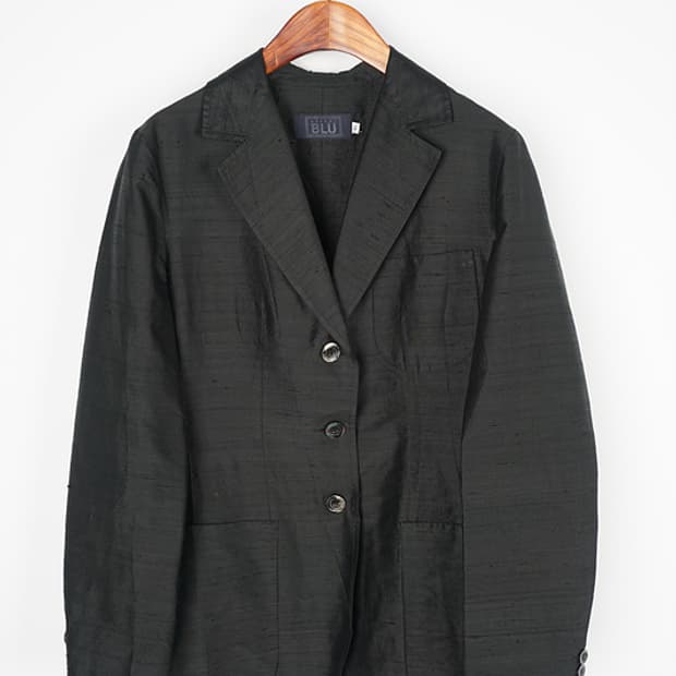 00's ASPESI BLU silk tailored jacket