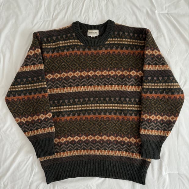 patterned sweater 패턴 니트