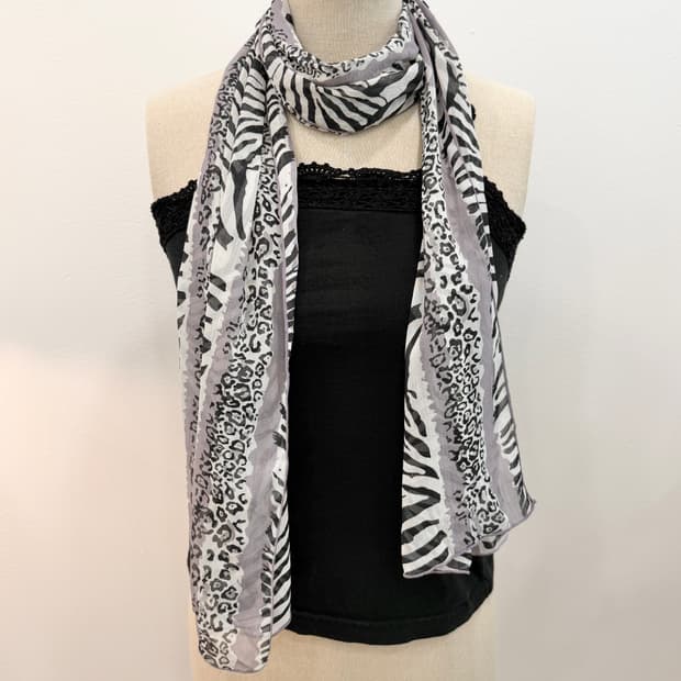leopard scarf