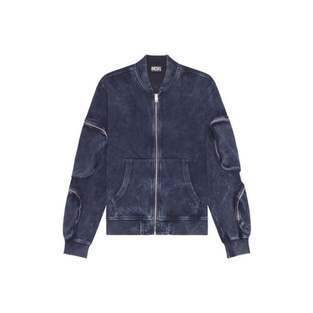 디젤 글렌 마틴스 역작 / 카고 포켓 워싱 스웨트 MA-1 자켓