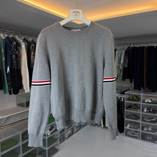 톰브라운 밀라노스티치 암밴드 니트