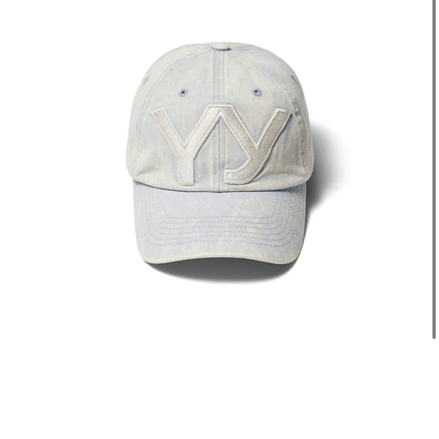 open yy YY COTTON BALL CAP, BLUE