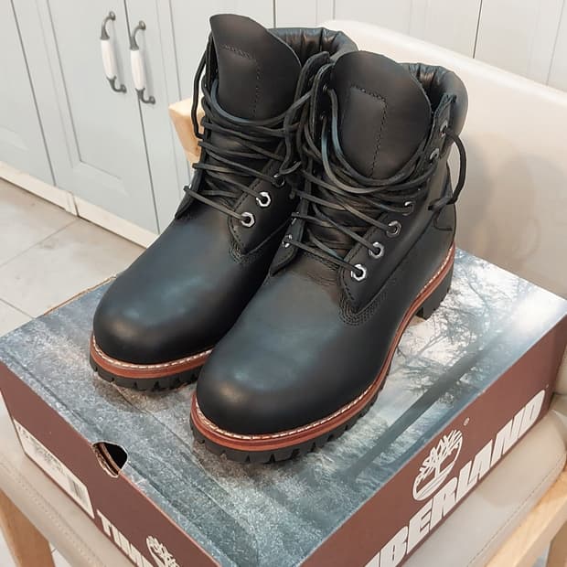 팀버랜드 6인치 재팬 헤리티지 블랙 워커 부츠