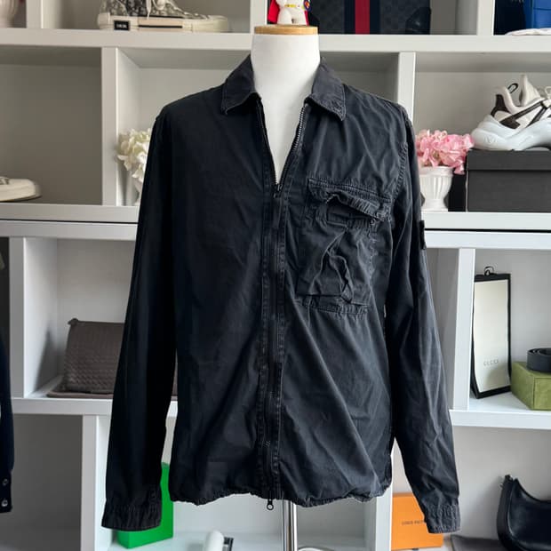 [새상품급,M] 스톤아일랜드 올드이펙트 오버셔츠 자켓 씨피컴퍼니 자켓