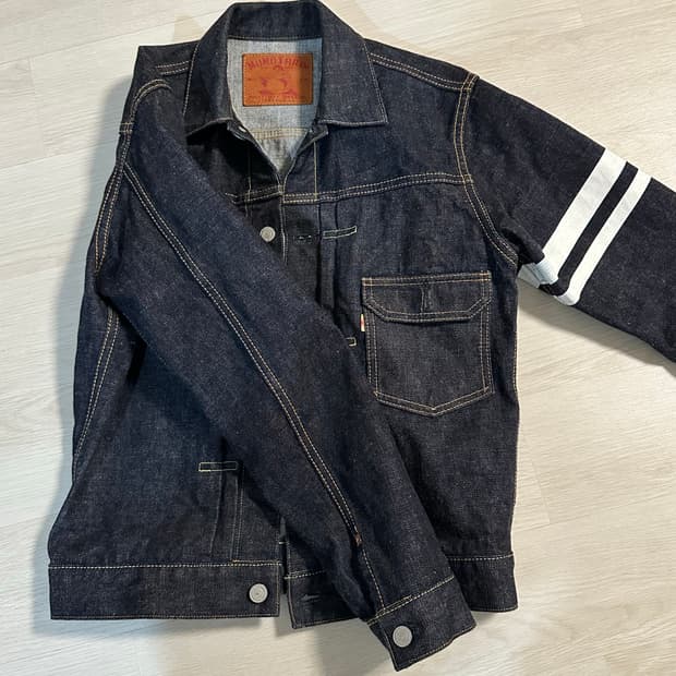 모모타로 타입1 데님자켓 38