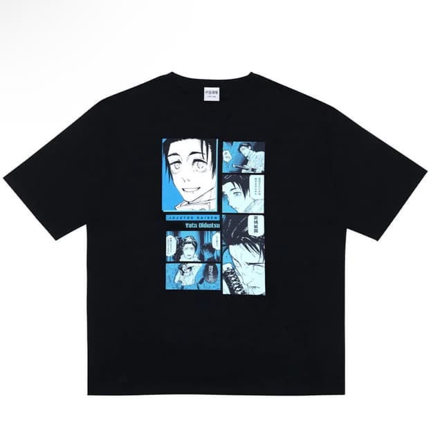 2025 주술회전 옷코츠 유타 점프 벌스데이 별주 반팔 티셔츠 FREE