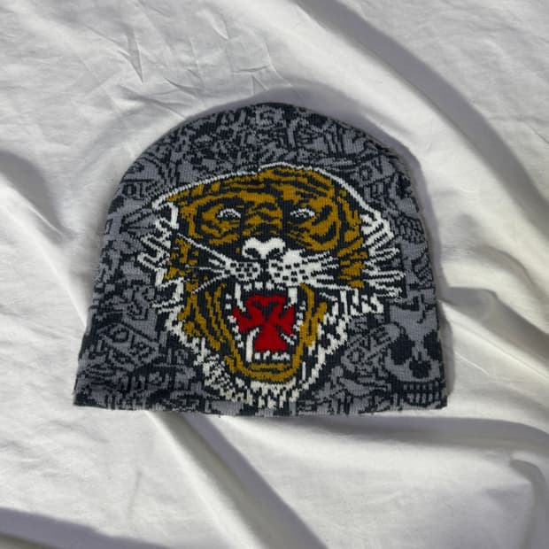 빈티지 올드스쿨 타투 비니 y2k 에드하디 오리엔탈