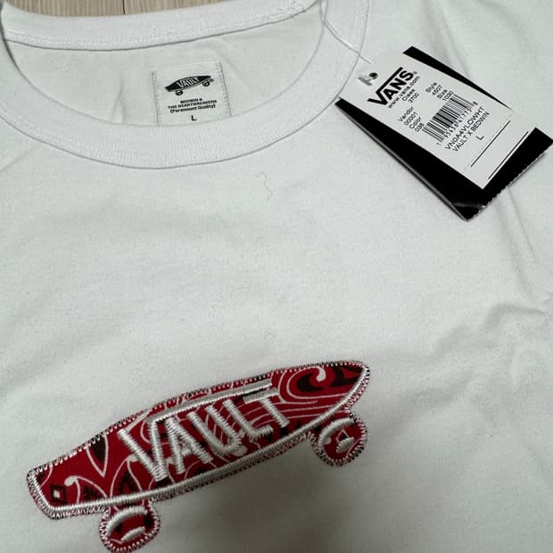 반스 x 배드윈 오버핏 반팔 L (새상품)