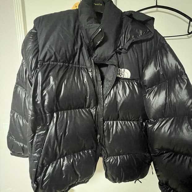 노스페이스 눕시 유광블랙 xxxl