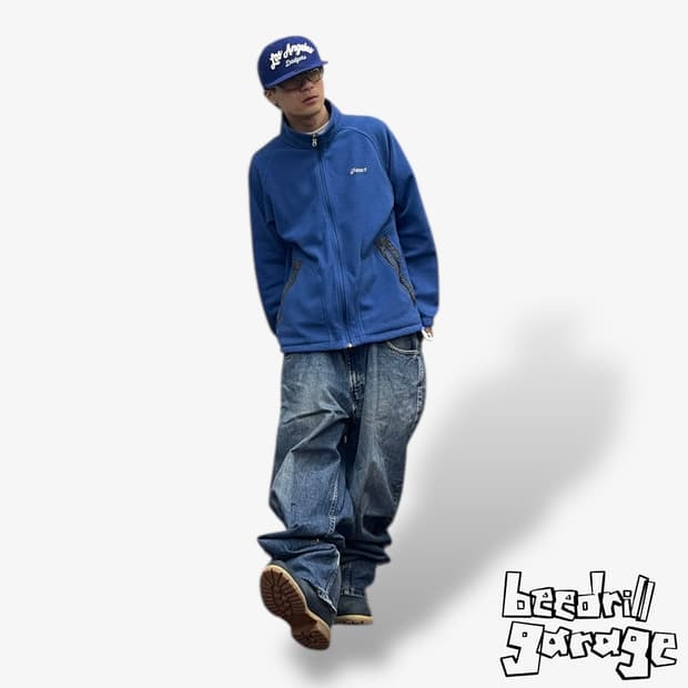 00s 아식스 플리스 집업