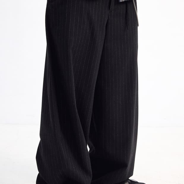 해칭룸 Wide Curve Stripe 블랙 3사이즈.