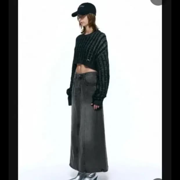 인사일런스 우먼 데님스커트