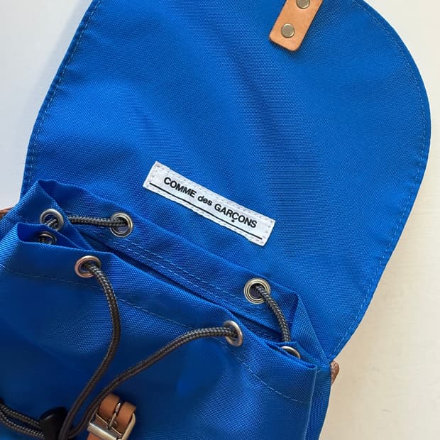 Comme des Garcons 블루 미니 백팩