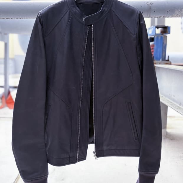 19SS 릭오웬스 인타르시아 레더 자켓 52 사이즈