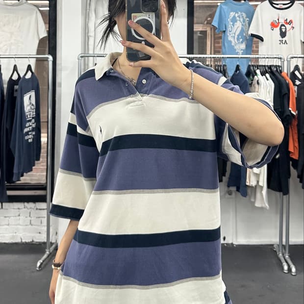 폴로 랄프로렌 스트라이프 PK 티셔츠