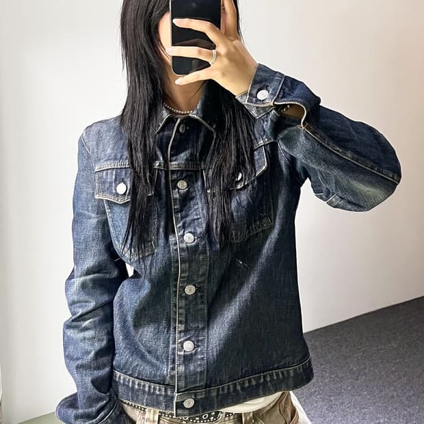 헬무트랭 클래식 데님 자켓