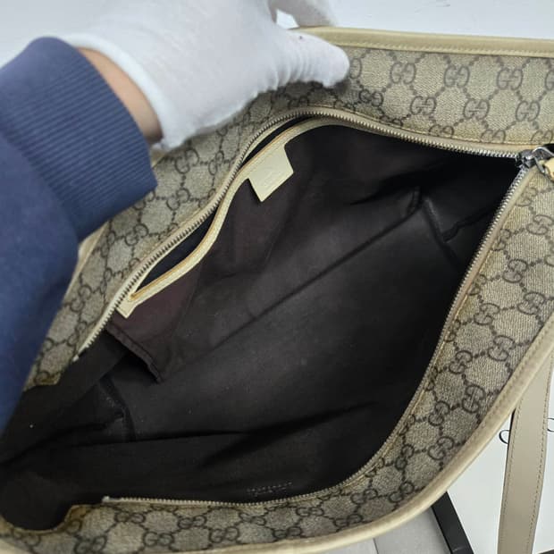 [보증서 정품] 구찌 시그니처 토트 숄더백