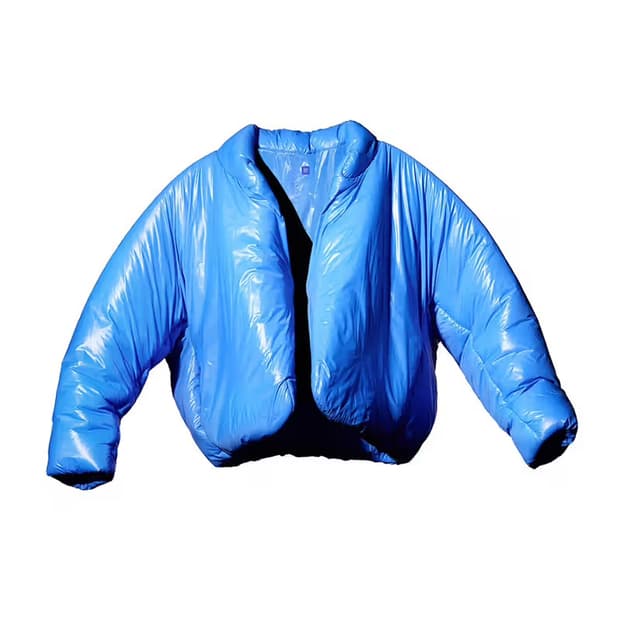 이지갭 라운드 패딩 블루 XL