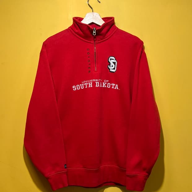 [M] 잔스포츠 하프집업 아노락 유니버시티 맨투맨