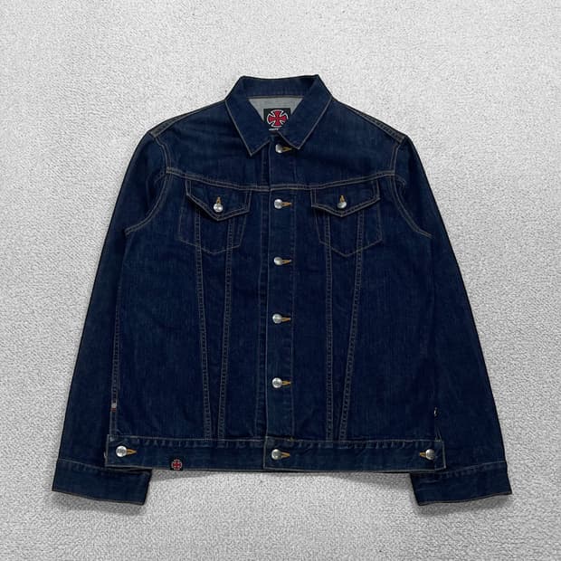 인디펜던트 independent 크로스 데님 자켓