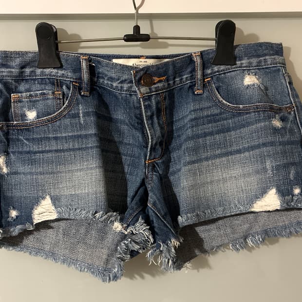 Abercrombie denim micro shorts