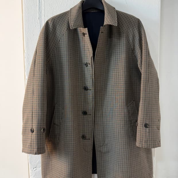 매킨토시 리버시블 하운드투스 코트