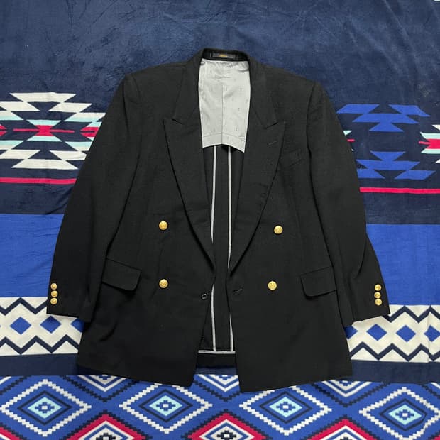 Adorne(호주) 캐시미어 혼방 금장 더블 자켓(실측확인)