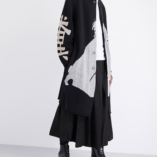 Yohji yamamoto pour homme long cardigan