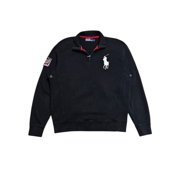 폴로 랄프로렌 빅포니 반집업 니트