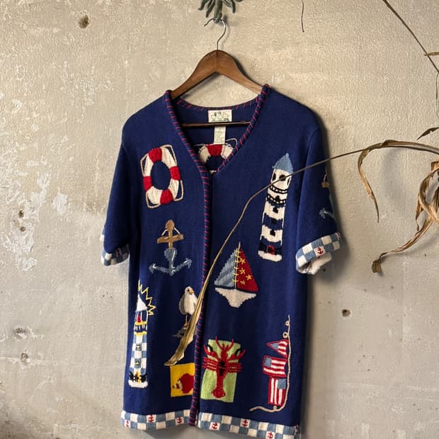 44-66) The Quacker Factory Nautical Knit