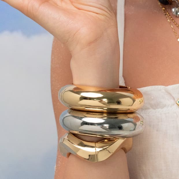 Maisonfoufou 팔찌 Y2K 실버&골드