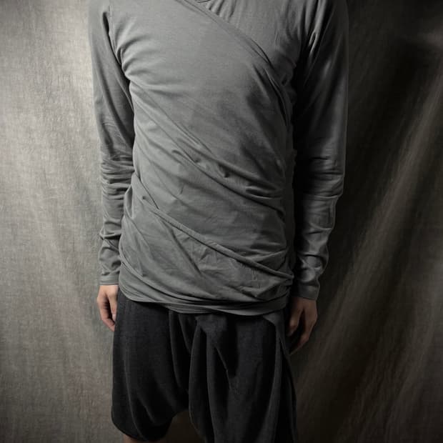 Aw11 Army Of Me Draped Long Sleeve