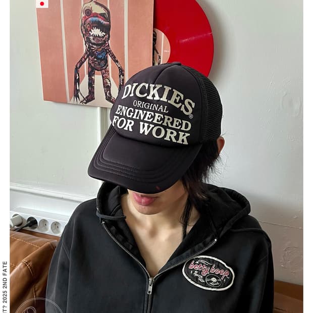 1980-90s Old DICKIES Enginnered Mesh Cap