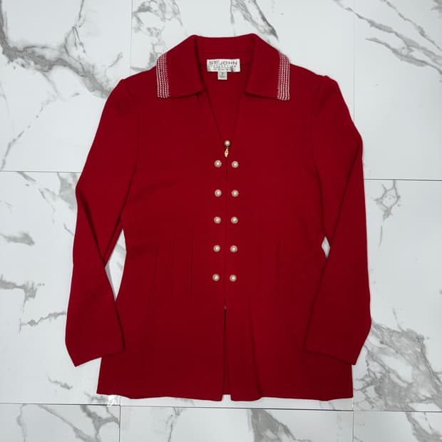 센존 집업 니트 가디건