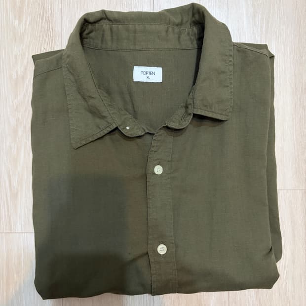 탑텐 반팔 셔츠, 사이즈 XL