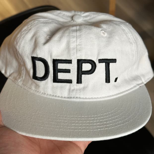 Gallery Dept 갤뎁 로고 햇 화이트