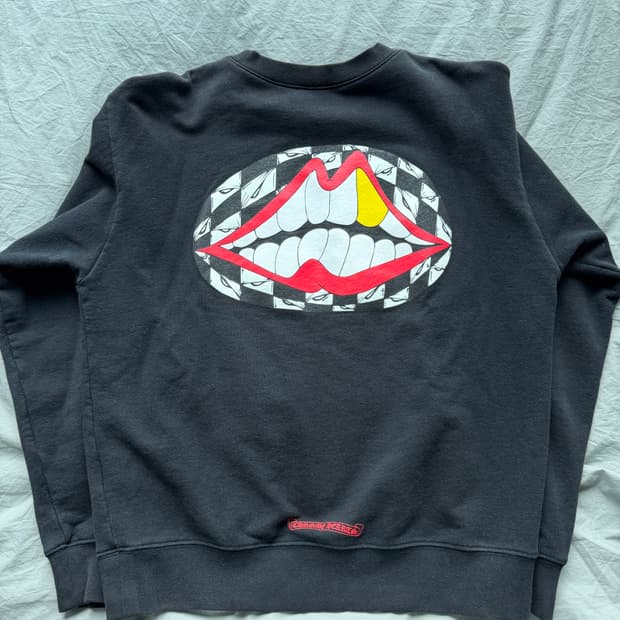 [L] 크롬하츠 매티 보이 크루넥 스웨트 블랙