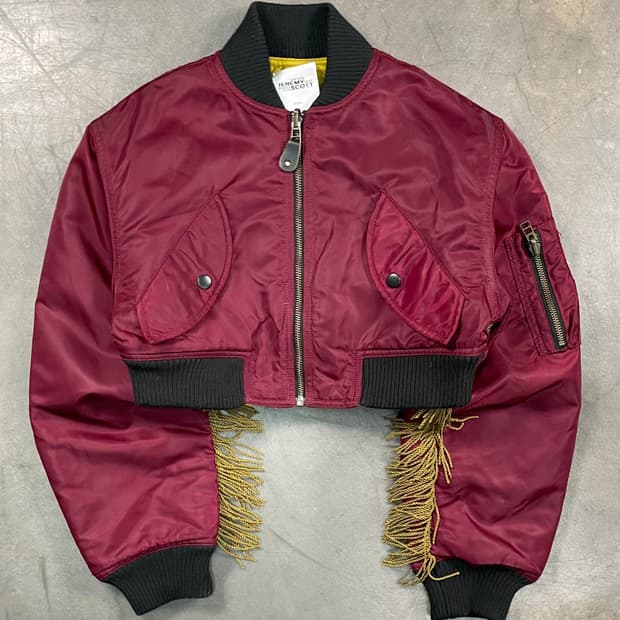 아디다스 제레미스캇 테슬 크롭 항공점퍼