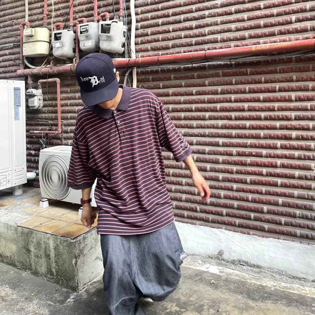 00s 나이키 타이거우즈 오버사이즈 카라 티셔츠