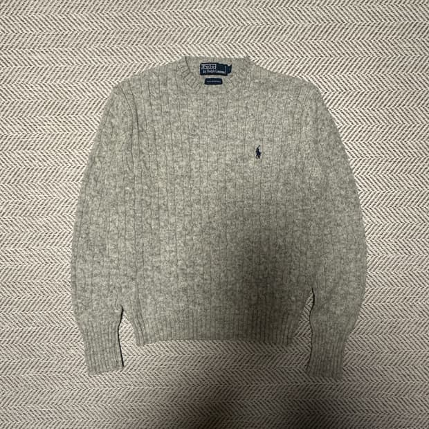 POLO RALPH LAUREN wool cable knit