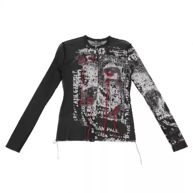 [구매글] 장 폴 고티에 02SS 마돈나 메쉬 버튼업 가디건