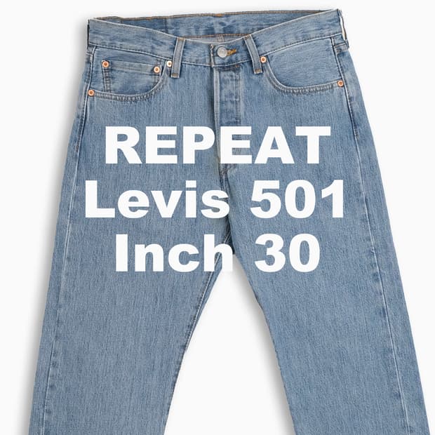 빈티지 리바이스 501 연청 30 인치 LV50131217
