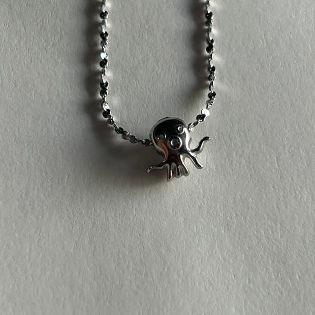 초미니 문어 목걸이 