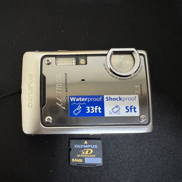 올림푸스 뮤 스타일러스 770SW 방수디카