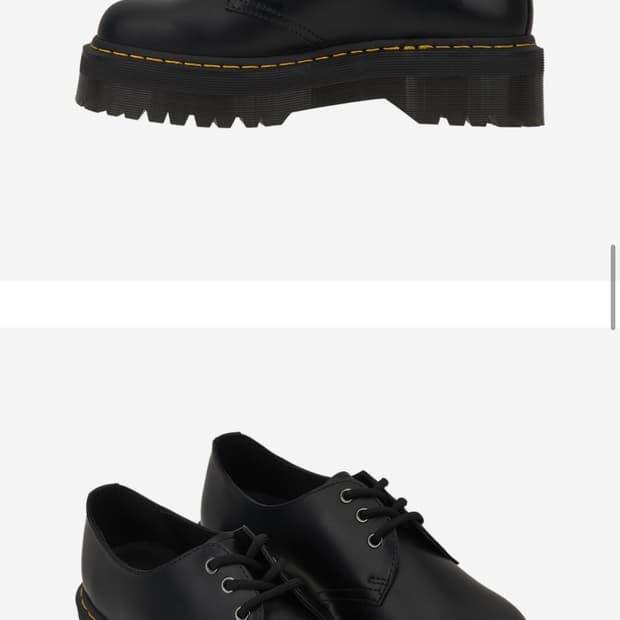 닥터마틴 1461 쿼드 블랙 37사이즈