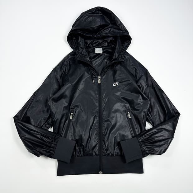 나이키 퓨추라 여성 후디 바람막이 유광 블랙 여성S