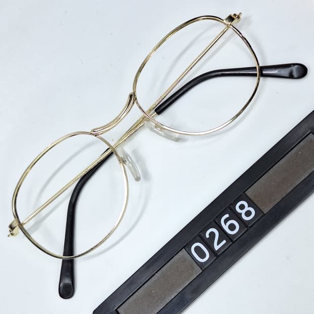 80s 일본 빈티지 소프트 스퀘어 메탈 안경테 128mm 클래식 레트로