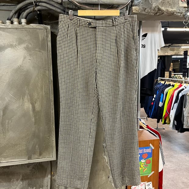 입생로랑 체크 슬랙스 팬츠 #csz2536 